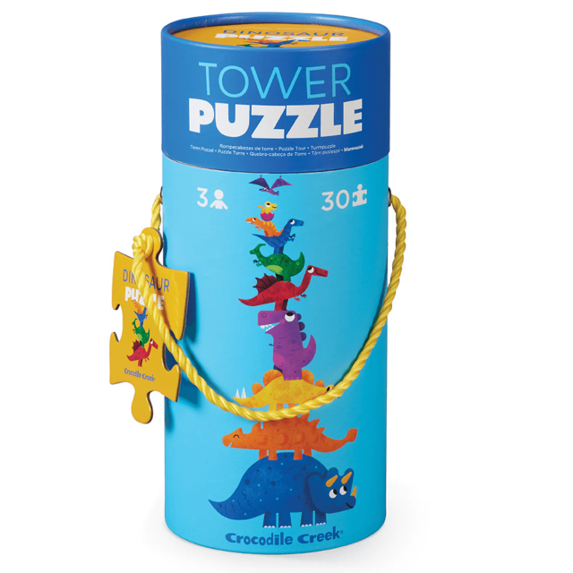 Crocodile Creek- Tower Puzzle - Dinosaur Puzzle