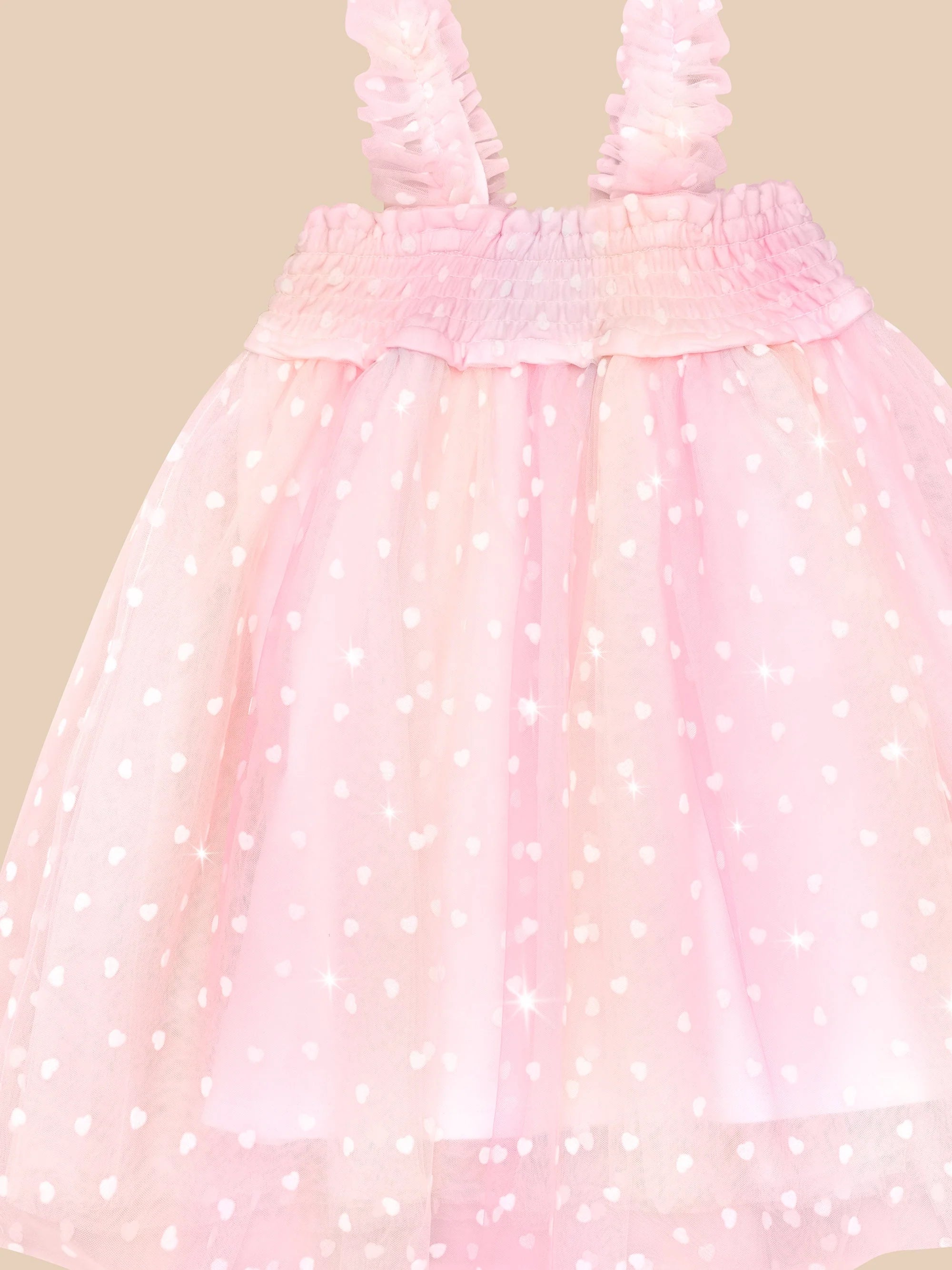 Huxbaby - Sweetheart Shirred Tulle Dress