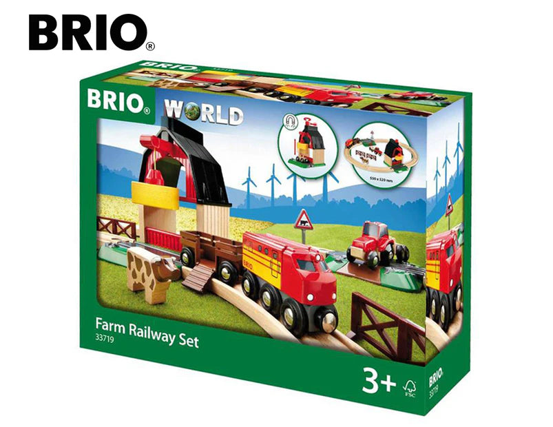 Brio- Farm Railway Set