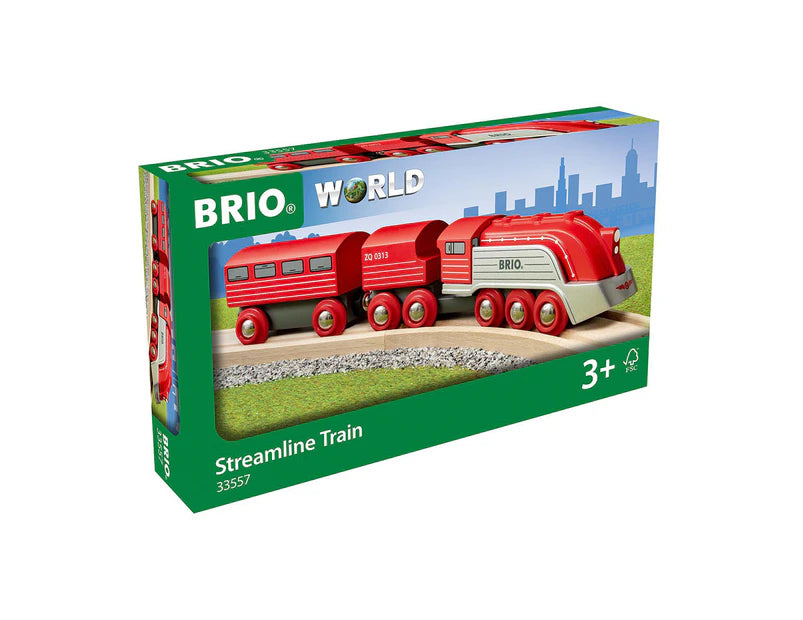 Brio- Streamline Train 3 pieces