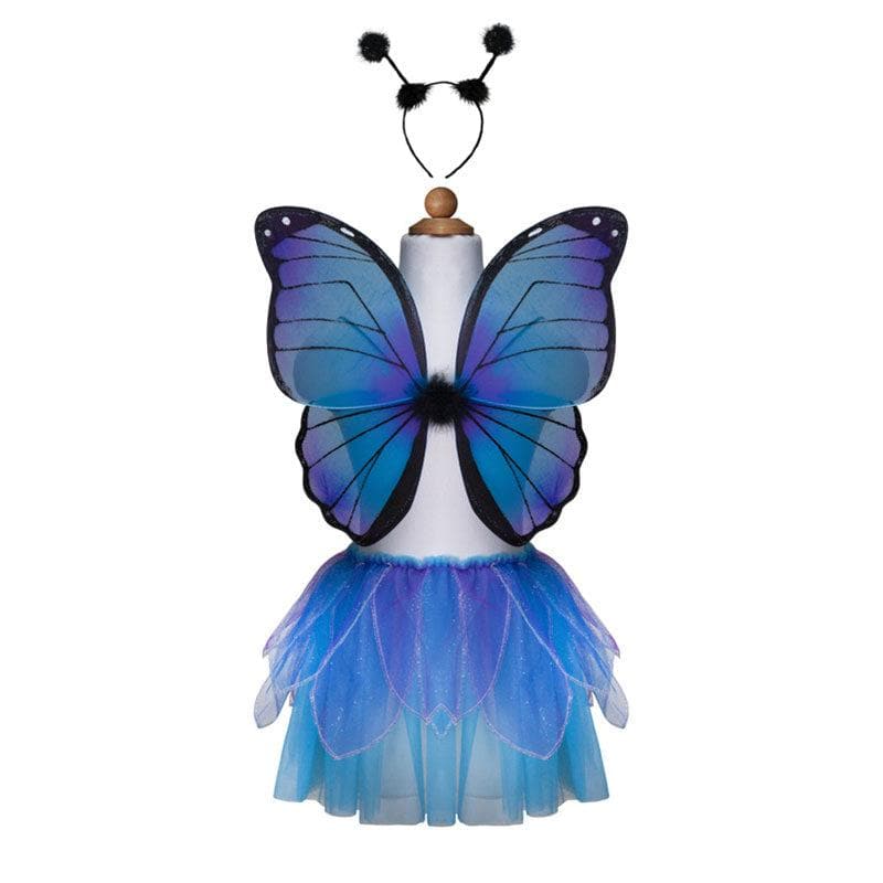 Great Pretenders- Midnight Butterfly Tutu with Wings & Headband