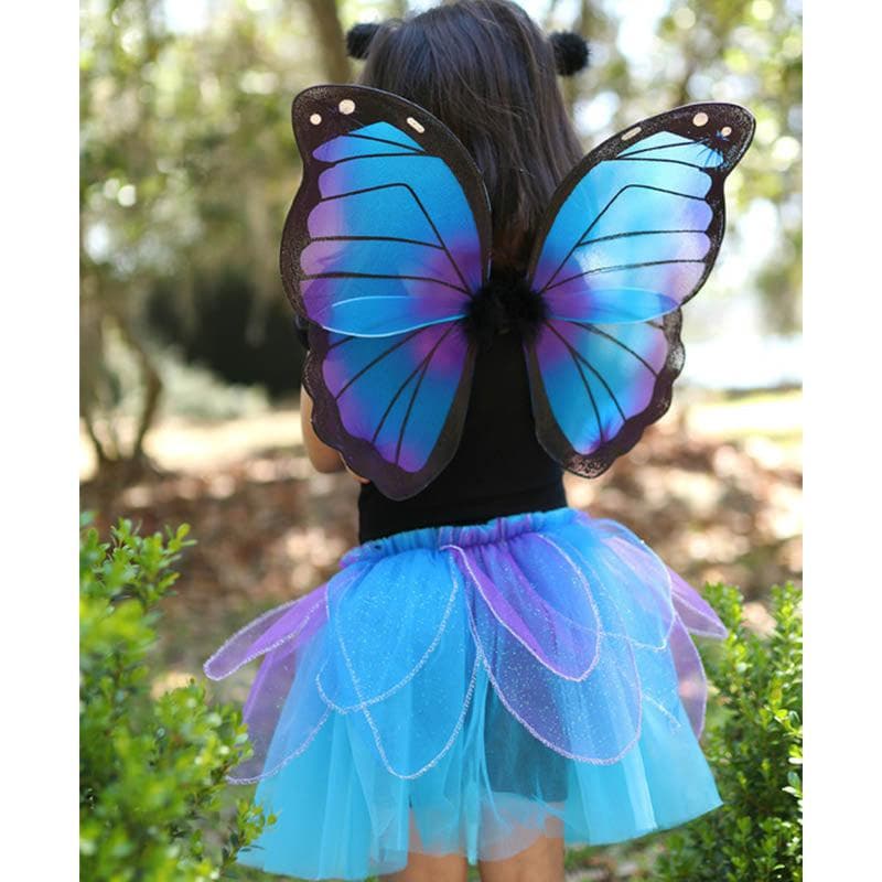 Great Pretenders- Midnight Butterfly Tutu with Wings & Headband