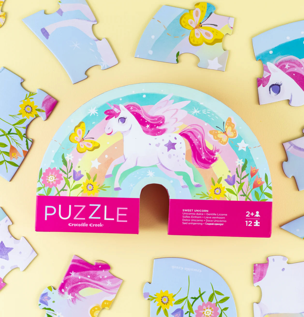 Crocodile Creek - Sweet Unicorn Mini Puzzle 12pce