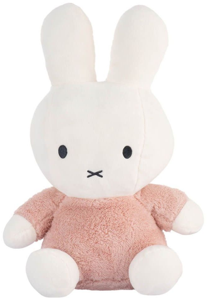 Miffy Plush Fluffy Cuddle Rattle Toy Large - Pink 35cm