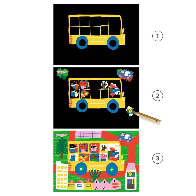 Learning About Vehicles Scratch Cards1